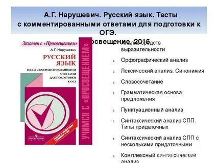 Нарушевич готовимся к гиа