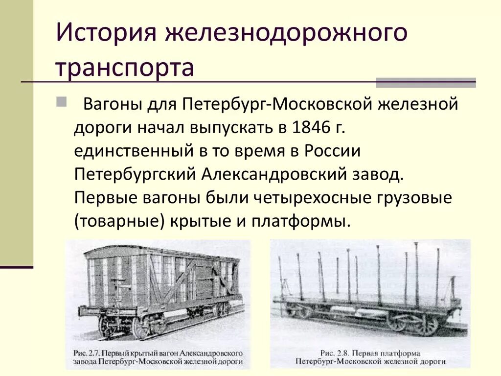 История железнодорожного транспорта. Рассказ о Железнодорожном транспорте. Исторический Железнодорожный подвижной состав. Первые четырехосные вагоны.