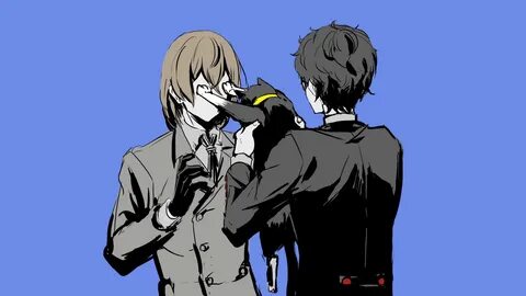 Morgana Attacks Akechi. 