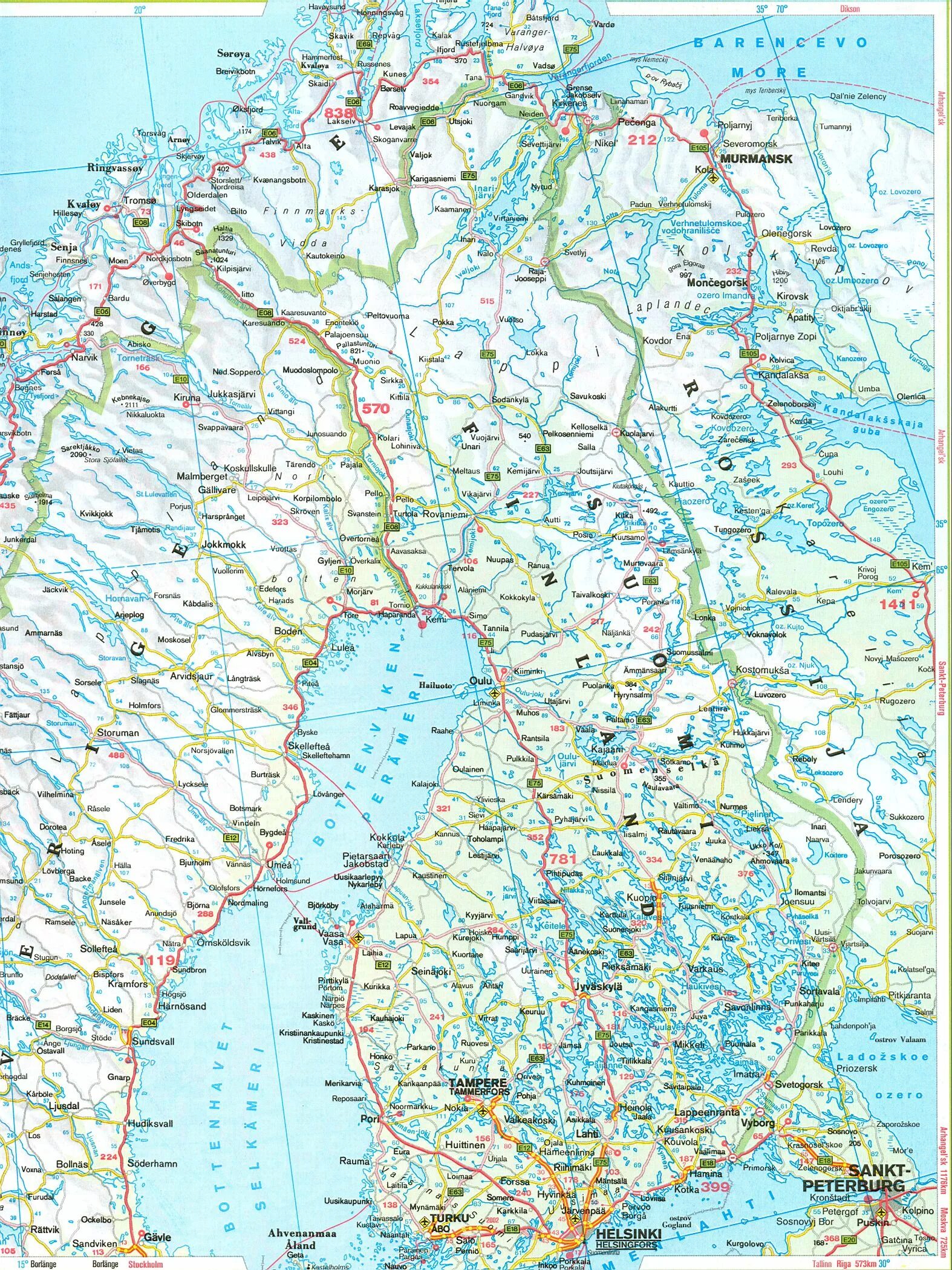 подробная карта финляндии. карта финляндии с городами на русском языке. леви финляндия на карте. карта финляндии на финском языке с городами подробная. хельсинки на карте финляндии.