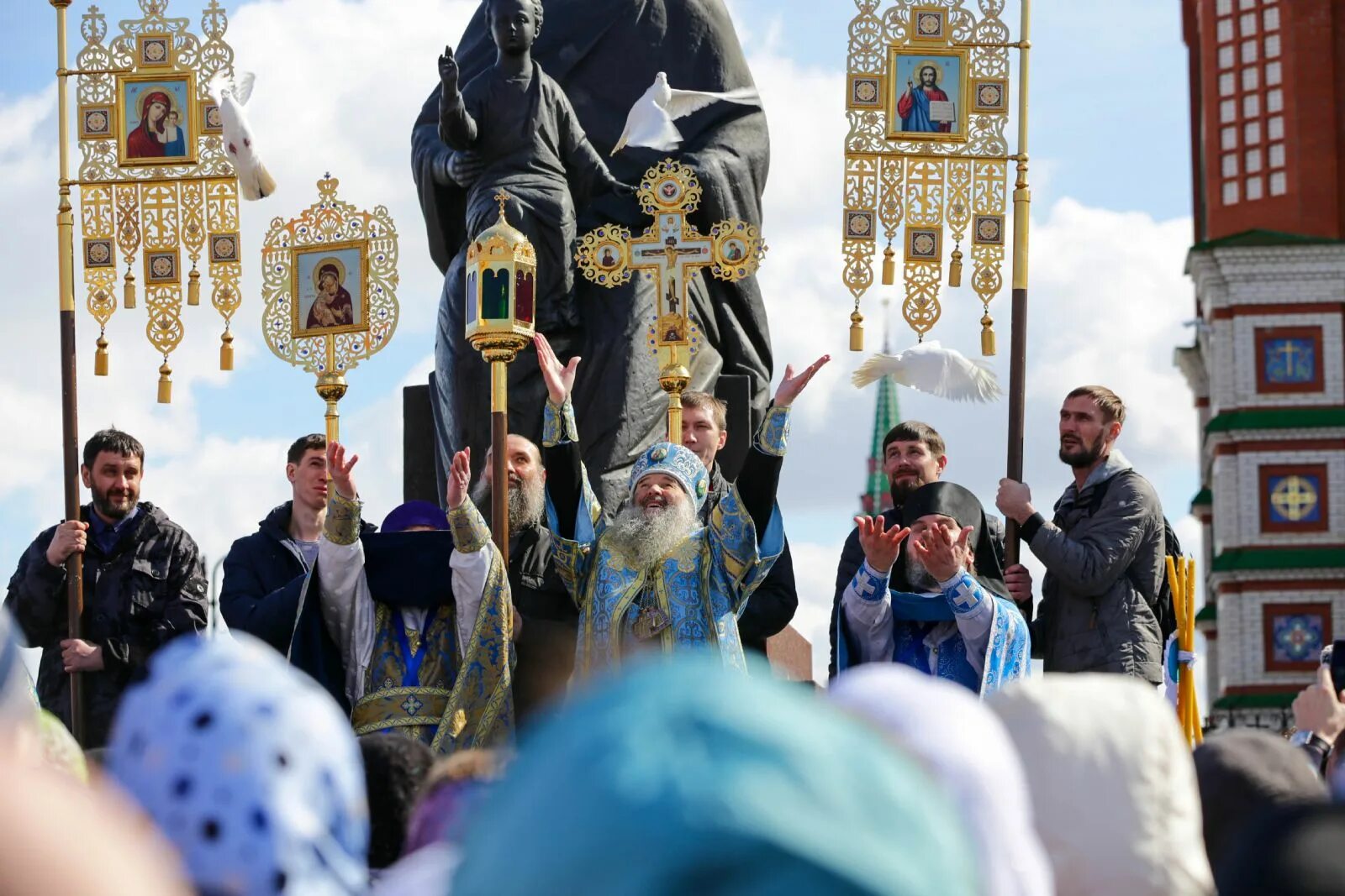 Епархии РПЦ. Праздник. Праздник епархии Йошкар Ола. Служба на благовещение пресвятой богородицы 2024