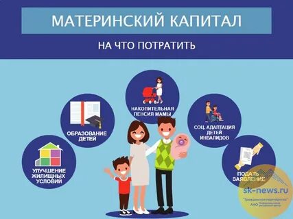 Использование материнского капитала на обучение ребенка