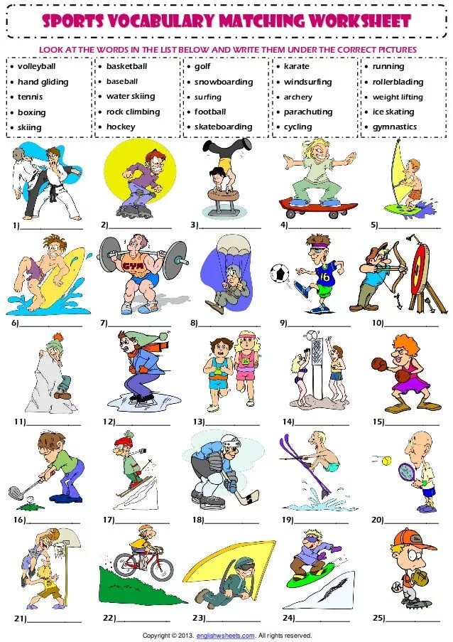 Running vocabulary