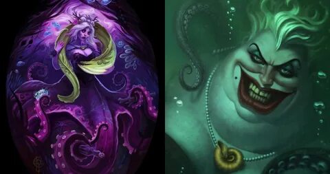 The Little Mermaid 10 Pieces Of Ursula Fan Art That Look Sinister. 