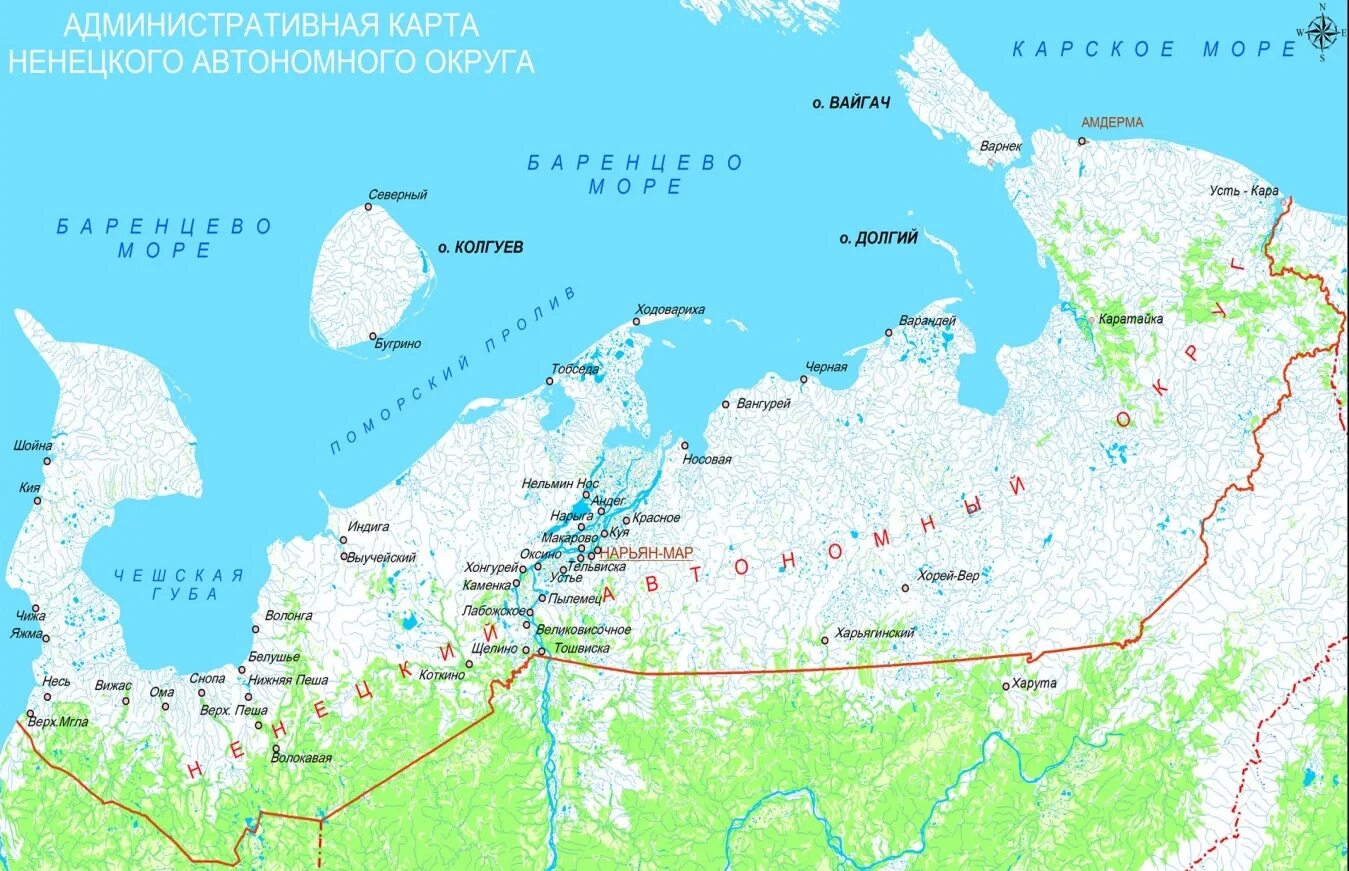 Ненцы территория проживания. Острова: Колгуев, Вайгач, новая земля, Соловецкие.. Карта Ненецкого автономного округа. Ненецкий автономный округ остров Вайгач.