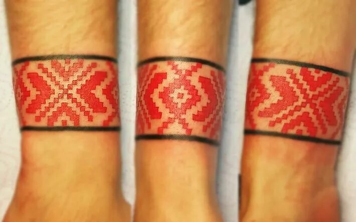 Славянский браслет тату