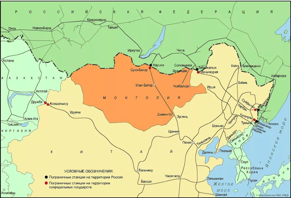 Граница китая с россией на карте