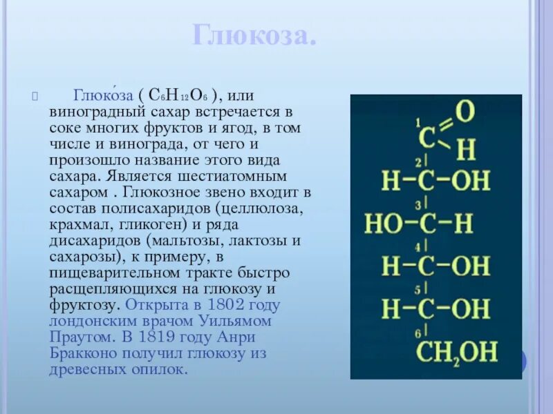 Глюкоза биосфера