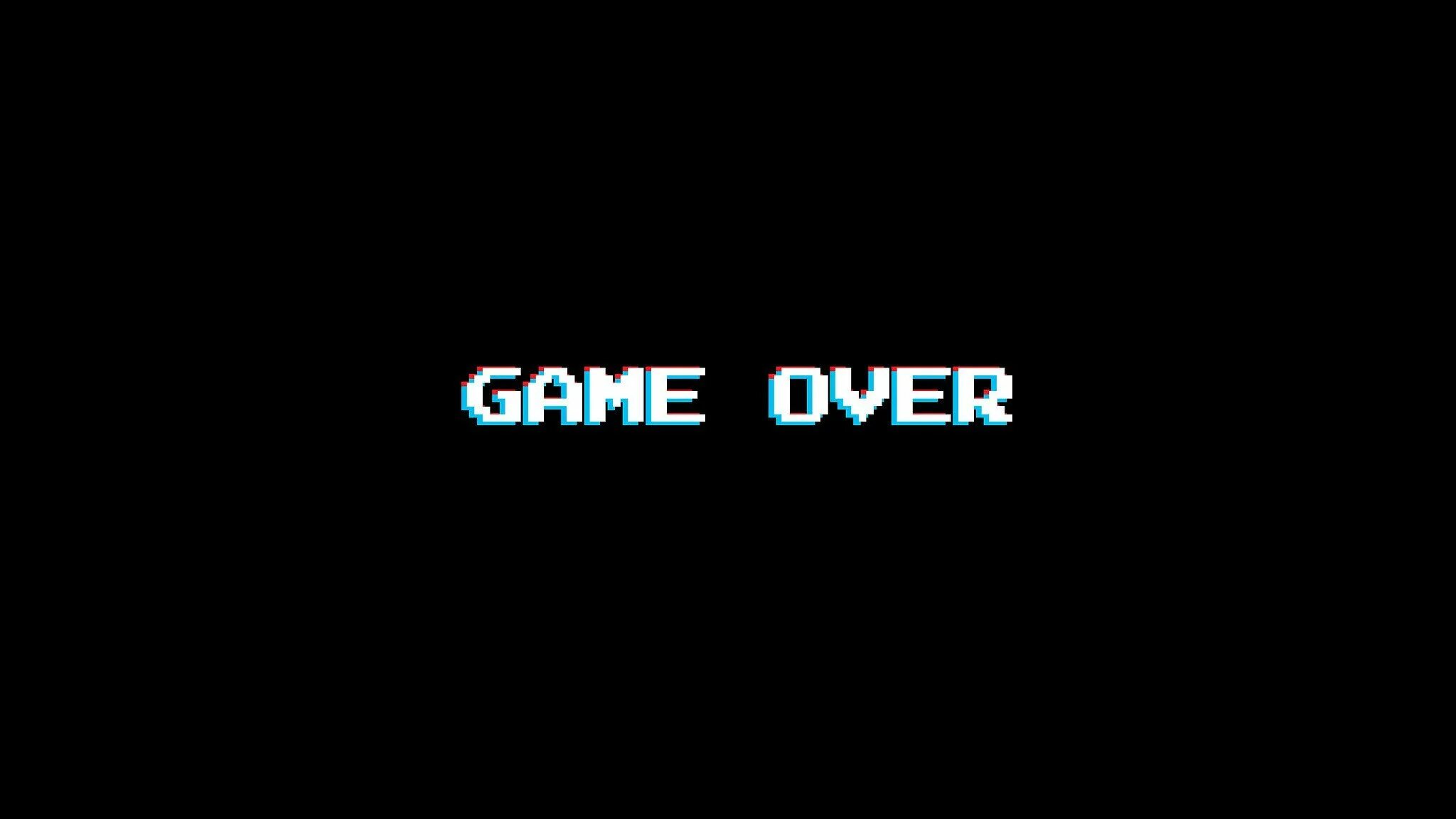 Game over. Надпись гейм овер. Game over на черном фоне. Надпись конец игры. Супер игра словами