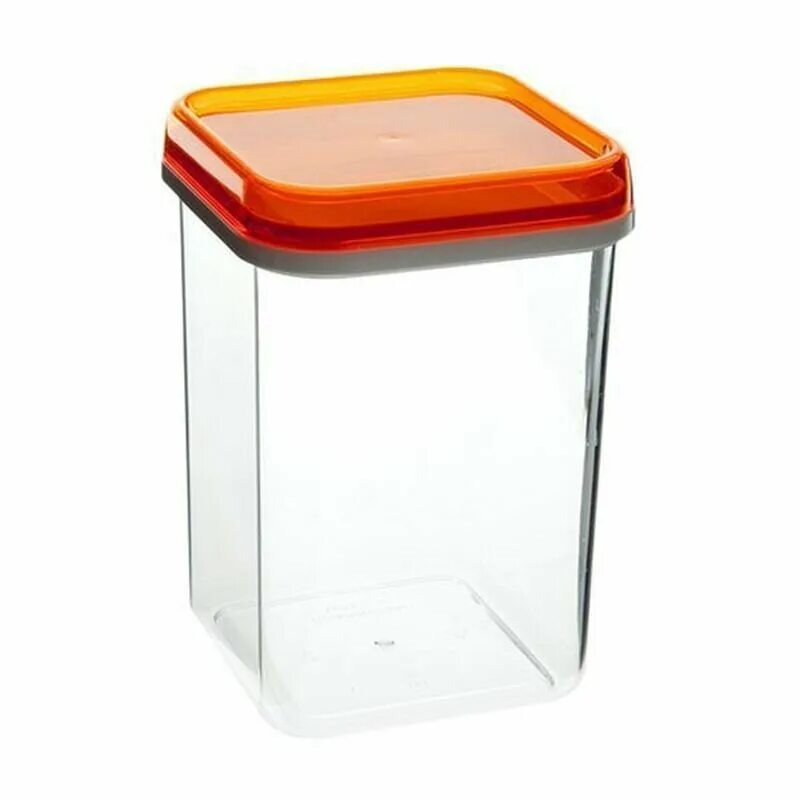 Банка пластиковый для хранения. Банка с завинчивающейся крышкой на 1л. Контейнер для сыпучих продуктов. Контейнер для круп. Пластиковые баночки с закручивающейся крышкой.