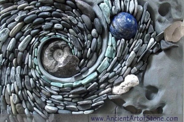 30 кухонь с отделкой из камня: для брутального дома Diy river rock, Bathroom flo