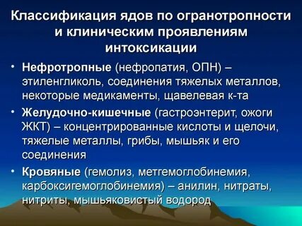 Отравление через воздух