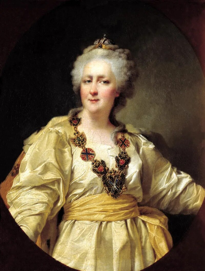 Портрета 2. Левицкий Дмитрий - портрет императрицы Екатерины II. 1794. Екатерина II (1729-1796). Екатерина  Великая (1729-1796), Российская Императрица (с 1762).. Портрет Екатерины второй Левицкий.