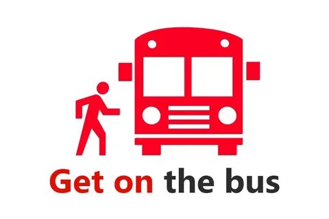 Get on off a bus