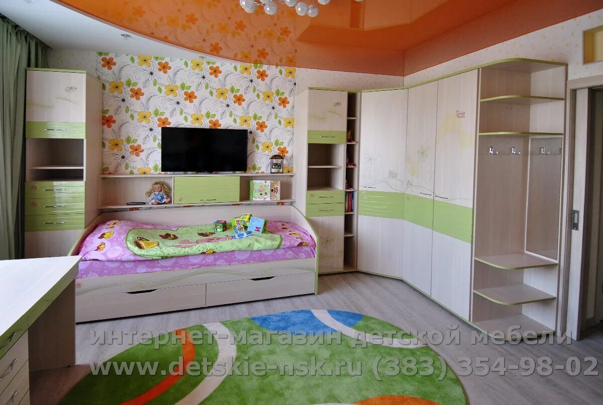 Мебель детская акварель Витра. DAVITA-мебель детская акварель. Детские комнаты. Обычные детские комнаты.