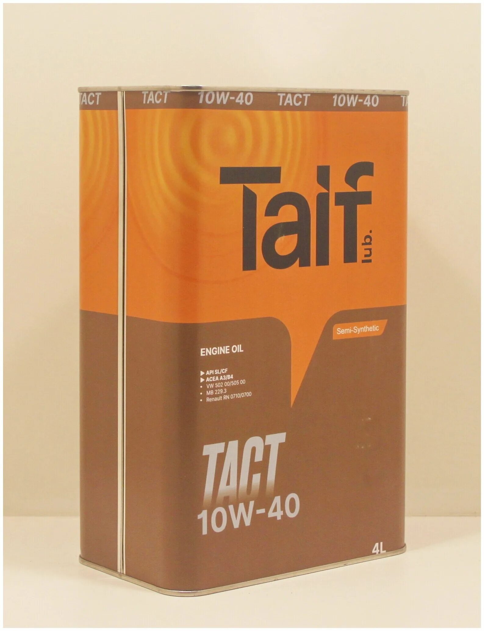 Моторное масло taif 5w 30. Масло моторное Taif Tact 5w40 (4 л). Масло моторное ТАИФ такт 10w-40. Taif Tact 10 40 4л. Масло Taif Tact 10w40 п/с 1л SL/CF a3/b4.