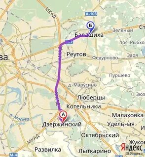 Балашиха сколько километров