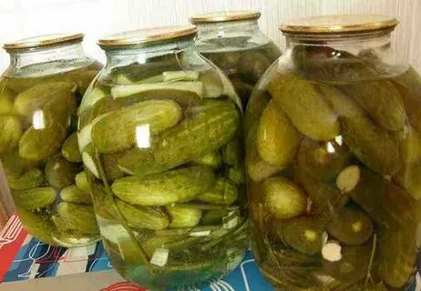 Маринуем огурцы в трехлитровой банке
