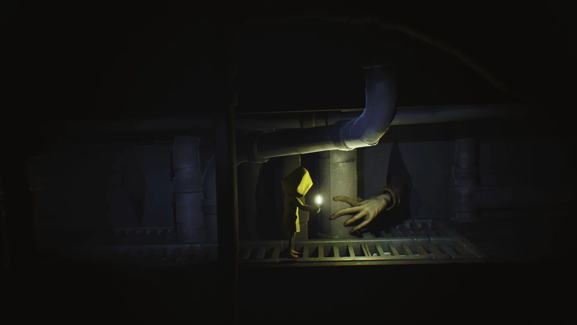 Как проходить игру nightmares. Little nightmares гостиная. little nightmares мусоропровод. little nightmares уровень с фонариком.