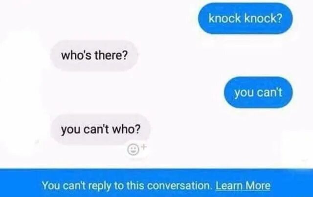 Can you reply us. Knock Knock шутки. Reply to this message. You can reply to this conversation. Knock Knock who are you.