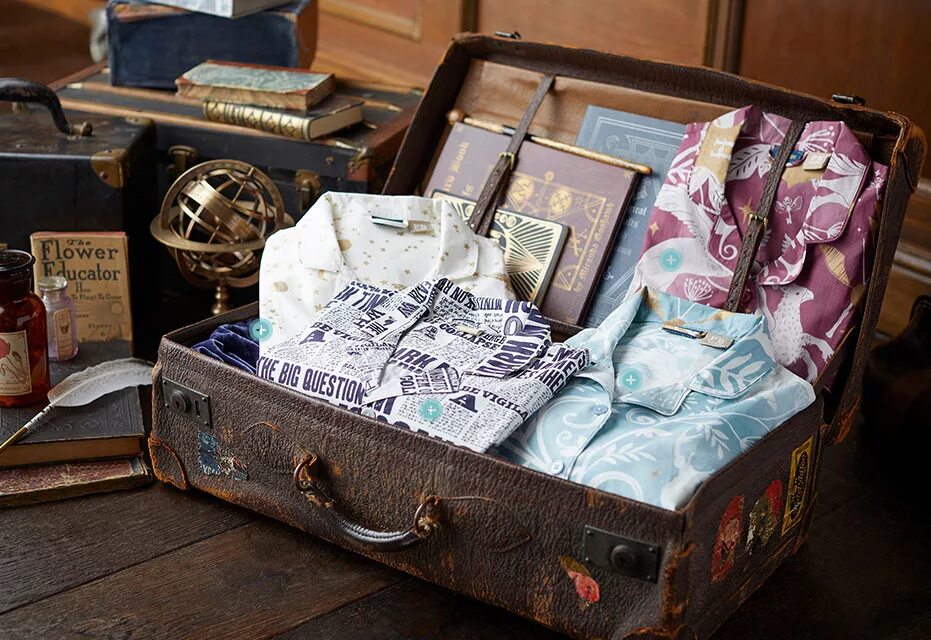 Мод на сортировку вещей в сундуке. Pottery barn harry potter. набор гарри поттер чемодан с вещами из гарри поттера. чемодан в стиле гарри поттера. сундук с вещами гарри поттера.