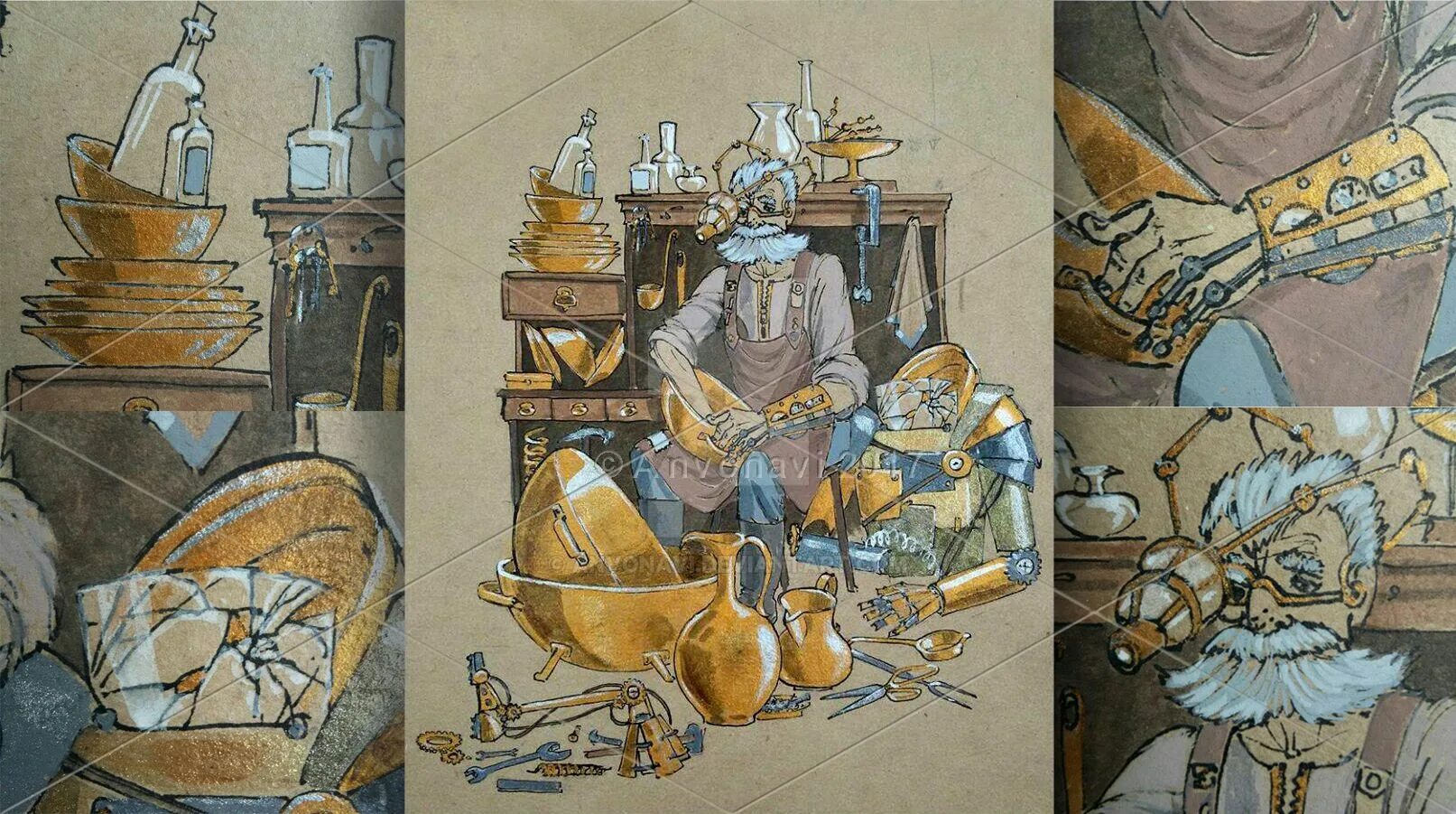 Лудильщик это. Лудильщик. г лудильщик рисунок. лудильщик родари картинка.