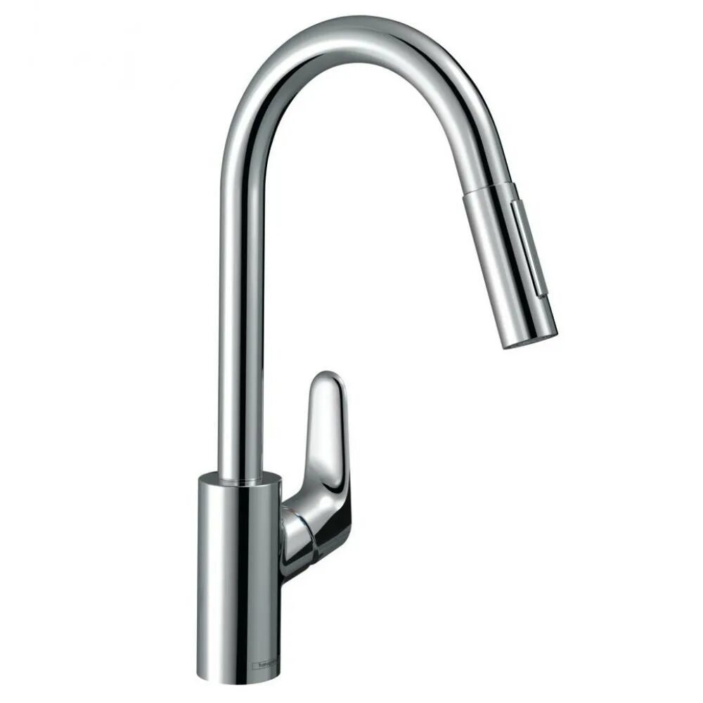 Смеситель для кухни (мойки) Grohe BAUEDGE 31367000. Hansgrohe Focus 31815000. 71131000 Hansgrohe. 32830001 Grohe. Однорычажный керамический смеситель