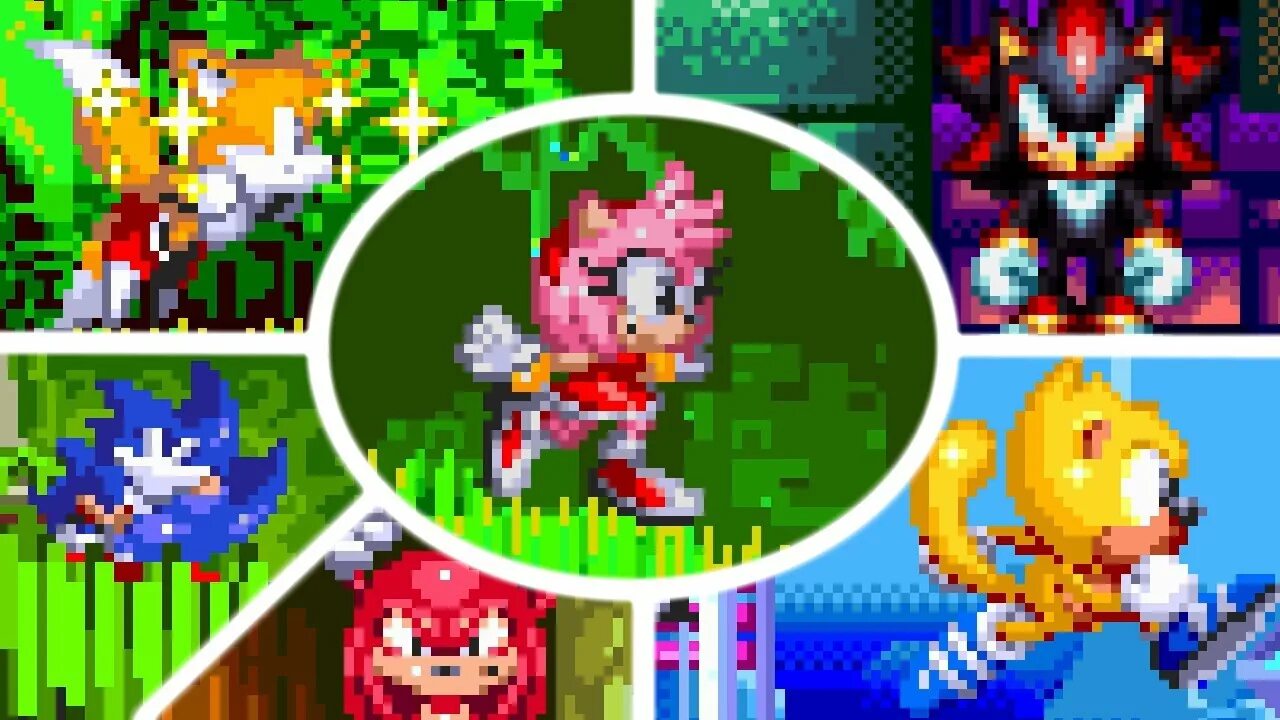 Modgen sonic 3 air. Sonic modgen super amy rose sprites. amy rose ryona.