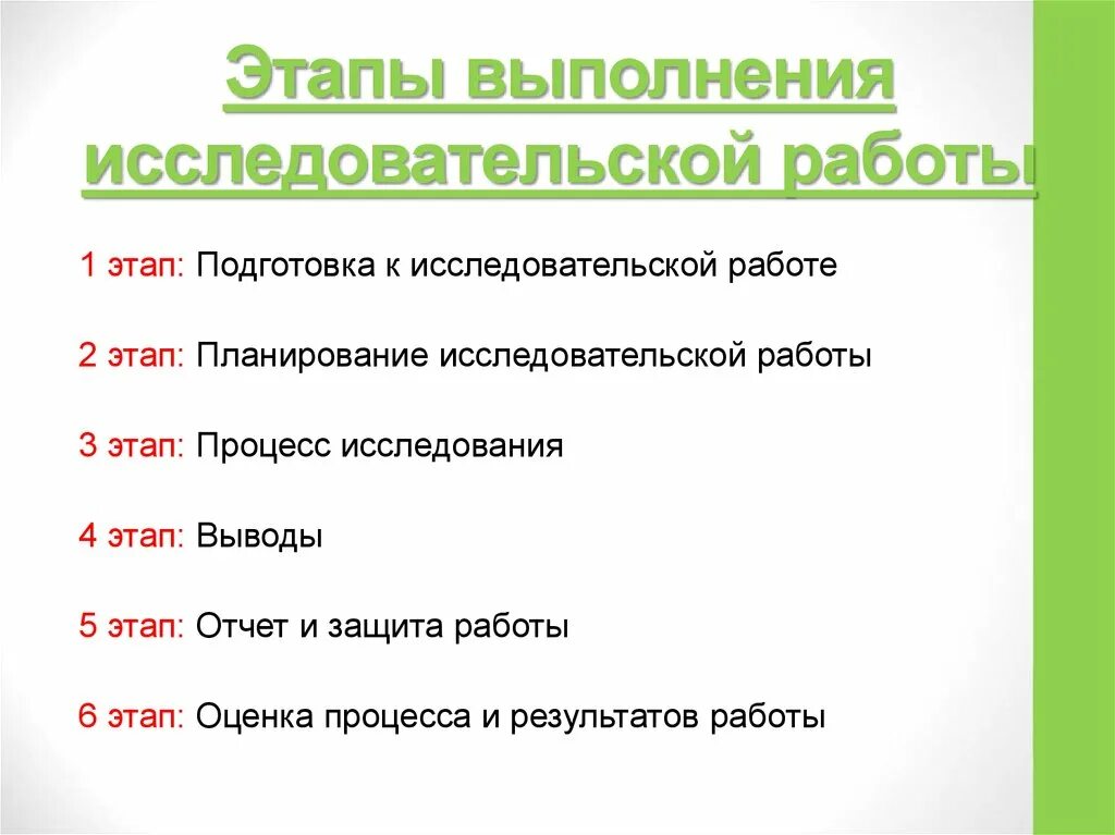 Организация и выполнение исследовательских работ. Этапы проведения исследовательской работы. Последовательность выполнения исследовательской работы. Этапы процесса выполнения исследовательской работы. Последовательность этапов при выполнении исследовательской работы.