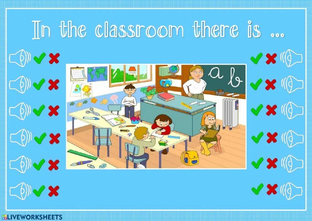 There is there are. There is there are in the Classroom. Упражнение на there is there are School. There is there are картинки.