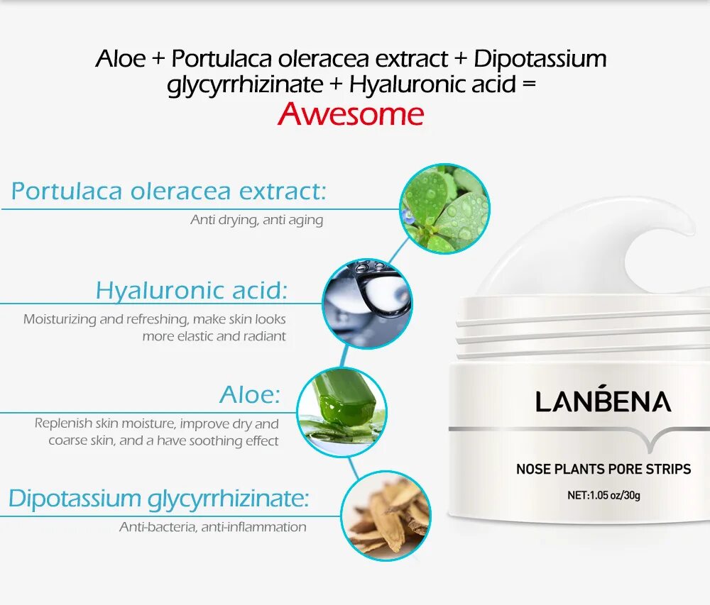 Blackhead pore cream
