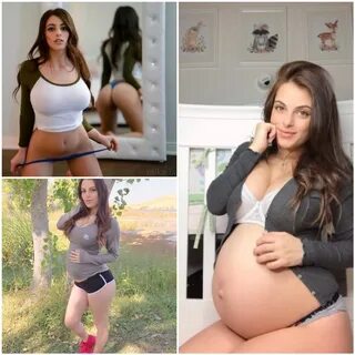 Before - Mid - Full Term Pregnant Alexa Pearl 😍 🤤 Scrolller.