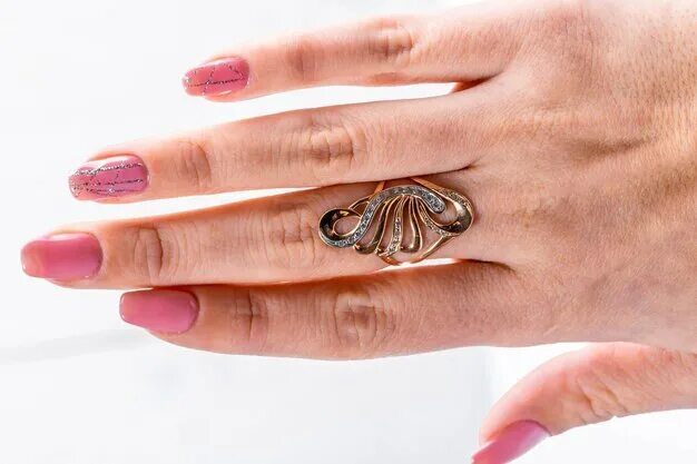 Безымянный палец ногтей Модный ноготь Открытый Регулируемый Etsy