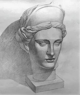 Гипсовая голова