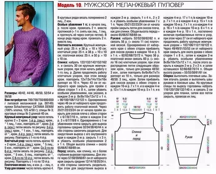Сколько петель набирать на горловину. Пуловер мужской спицами схемы. Мужской пуловер связанный от горловины. Вязание мужских свитеров спицами со схемами и описанием. Мужской джемпер реглан сверху.