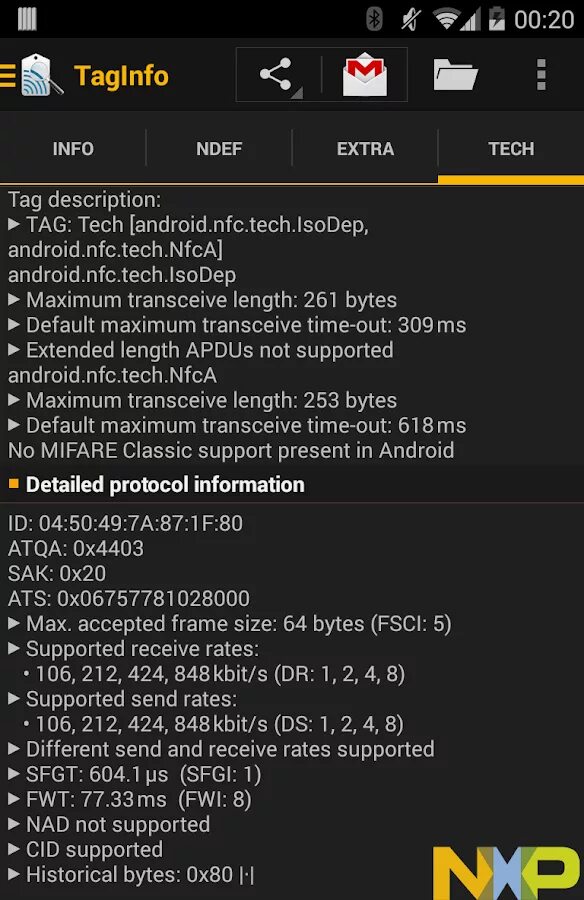 No supported application for this nfc tag. Nfc android. taginfo by nxp. android nfc диапазон. андроид файлы nfc.