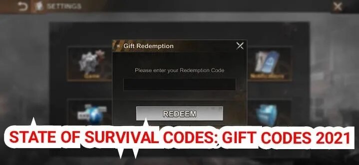 Подарочный код state of. Подарочный код в state of survival. подарочные коды для state of survival. state of survival коды на подарки. survival at gunpoint подарочные коды.