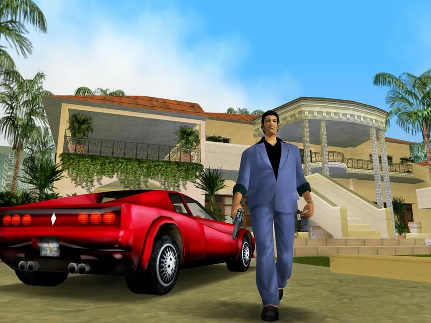 ГТА Вайс Сити. ГТА вай Сити Делюкс. GTA vice City 2001. Tommy Vercetti.