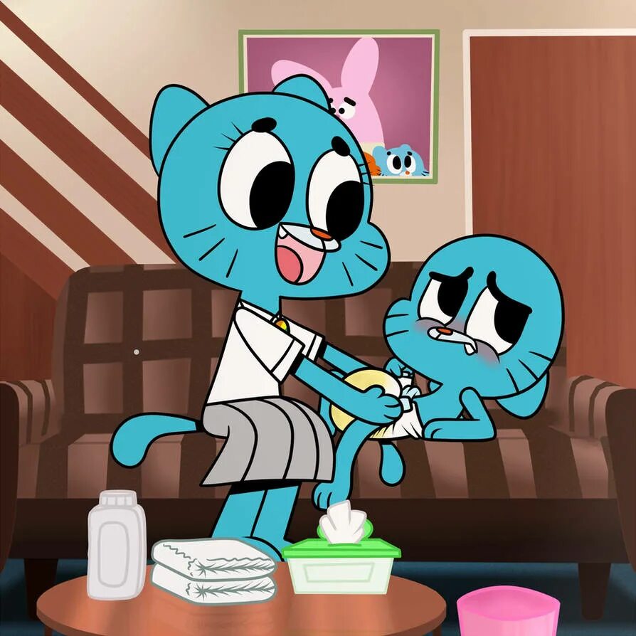 Гамбол Уоттерсон diaper. Gumball s mom