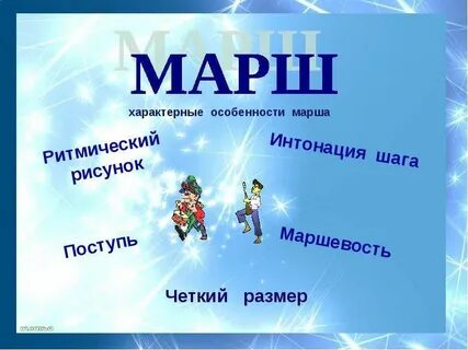Виды маршей в музыке 2 класс