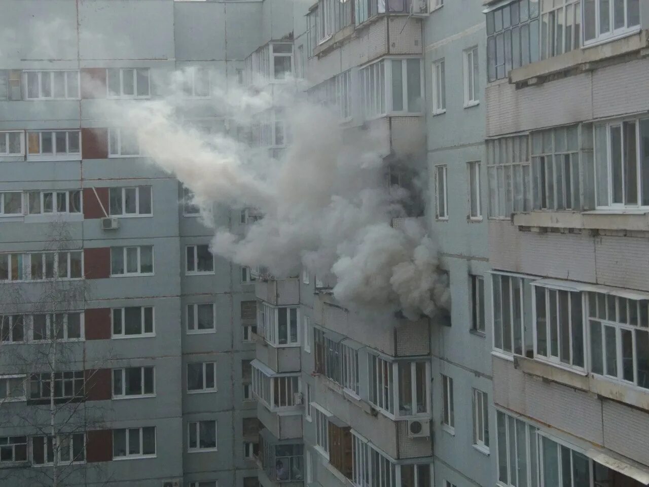 Пожар в новом городе