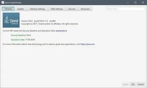 Java runtime environment windows 10