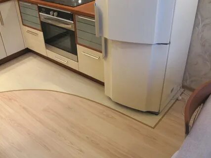 Комбинированный пол плитка и ламинат