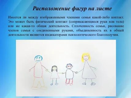 Тест моя семья для дошкольников