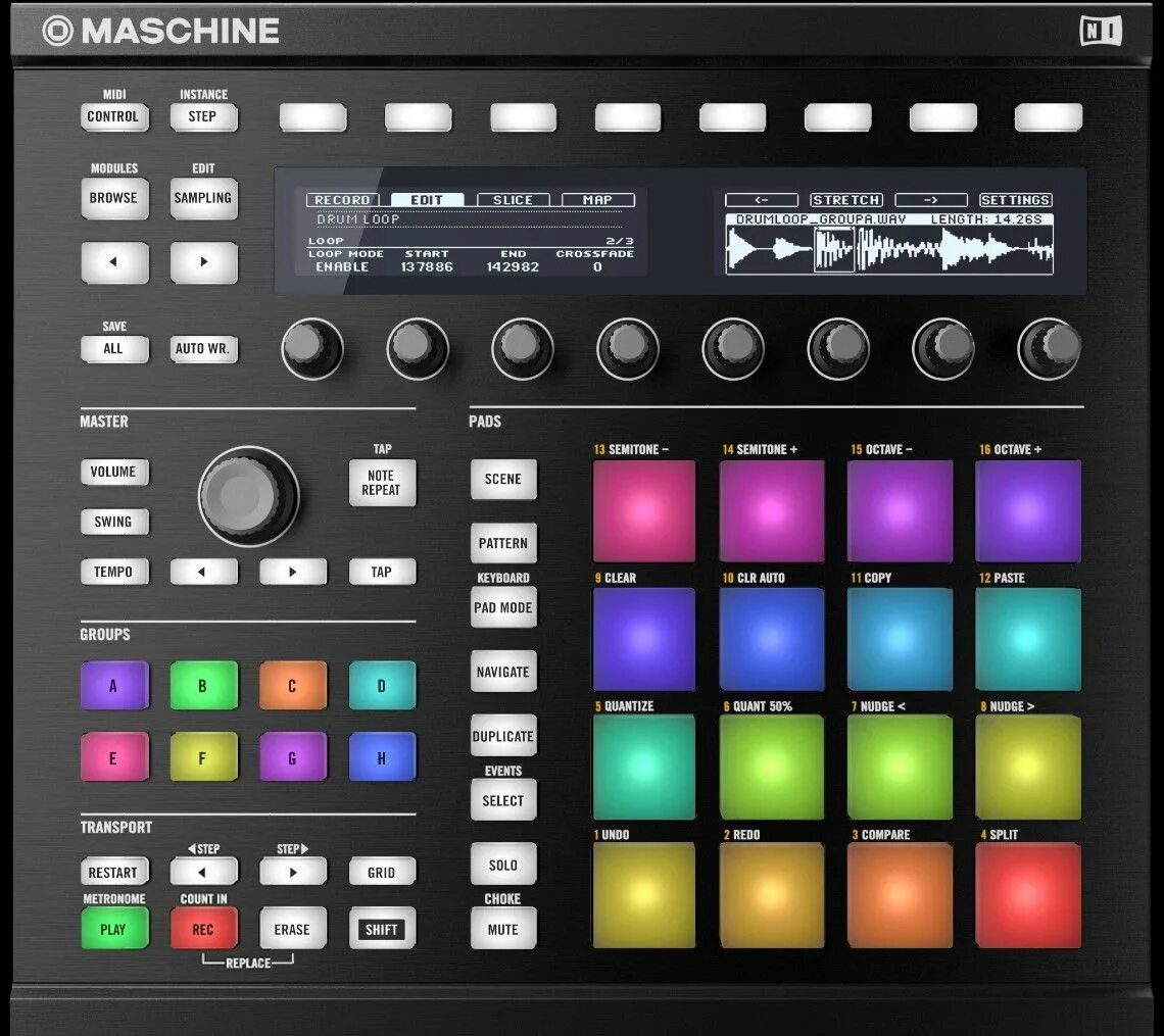 Midi drum loops