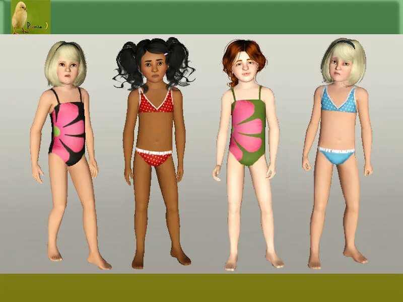 Sims child. Симс детские купальники. SIMS 4 дети купальники. Симс 3 купальники. Симс 4 моды купальники для детей.