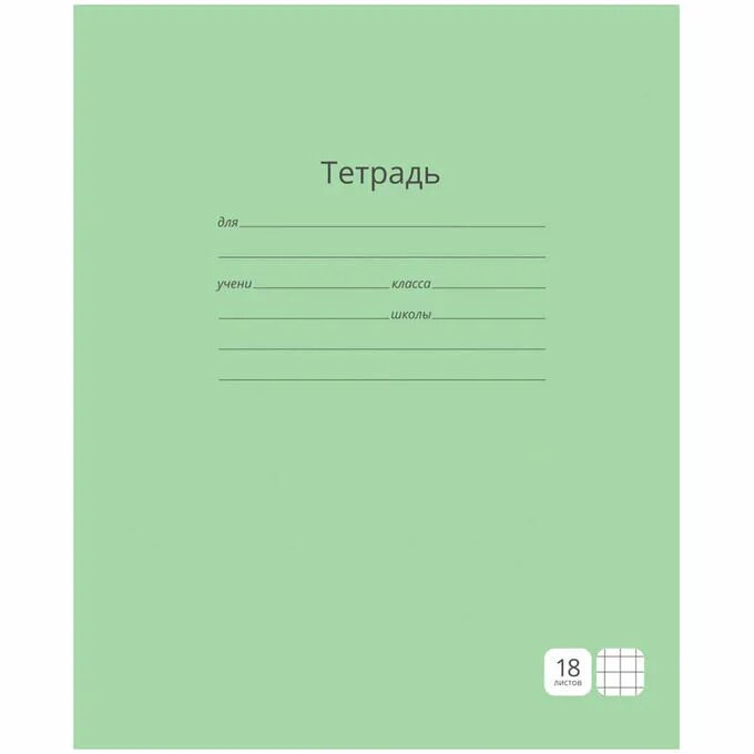 Купить тетрадь в клетку 18. Тетрадь ARTSPACE В клетку 12 листов. Академия Холдинг тетради. Зеленая тетрадь. Тетрадь 18 листов.