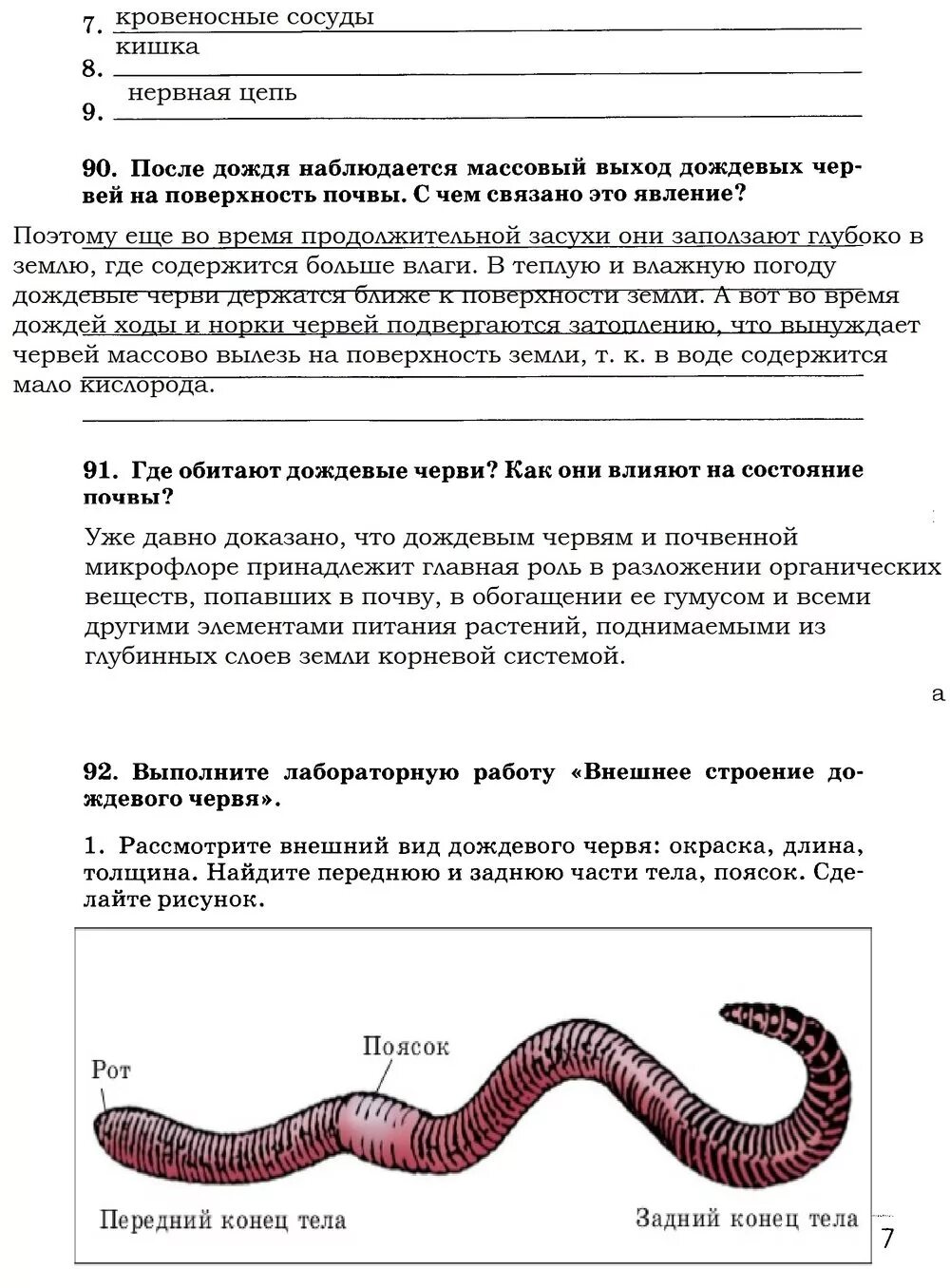 Тест тип черви. Строение дождевого червя 7 класс биология. Лабораторная работа по биологии 7 класс плоские черви. Строение дождевого червя лабораторная. Лабораторная работа по биологии 7 класс дождевой червь ответы.