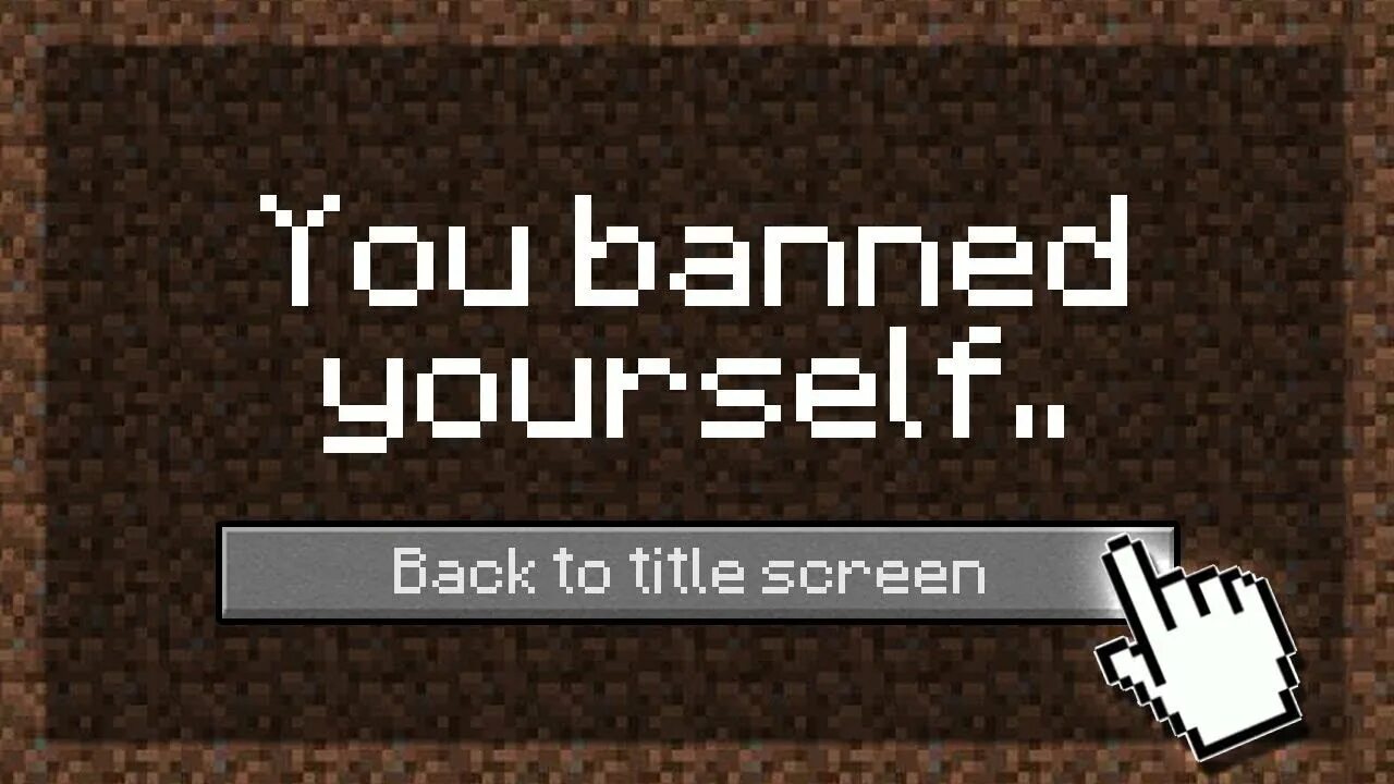 Ban minecraft. Бан в МАЙНКРАФТЕ. Забанили в МАЙНКРАФТЕ. Забанен майнкрафт. Надпись БАНА В МАЙНКРАФТЕ.