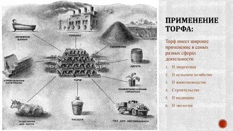 Торф применение